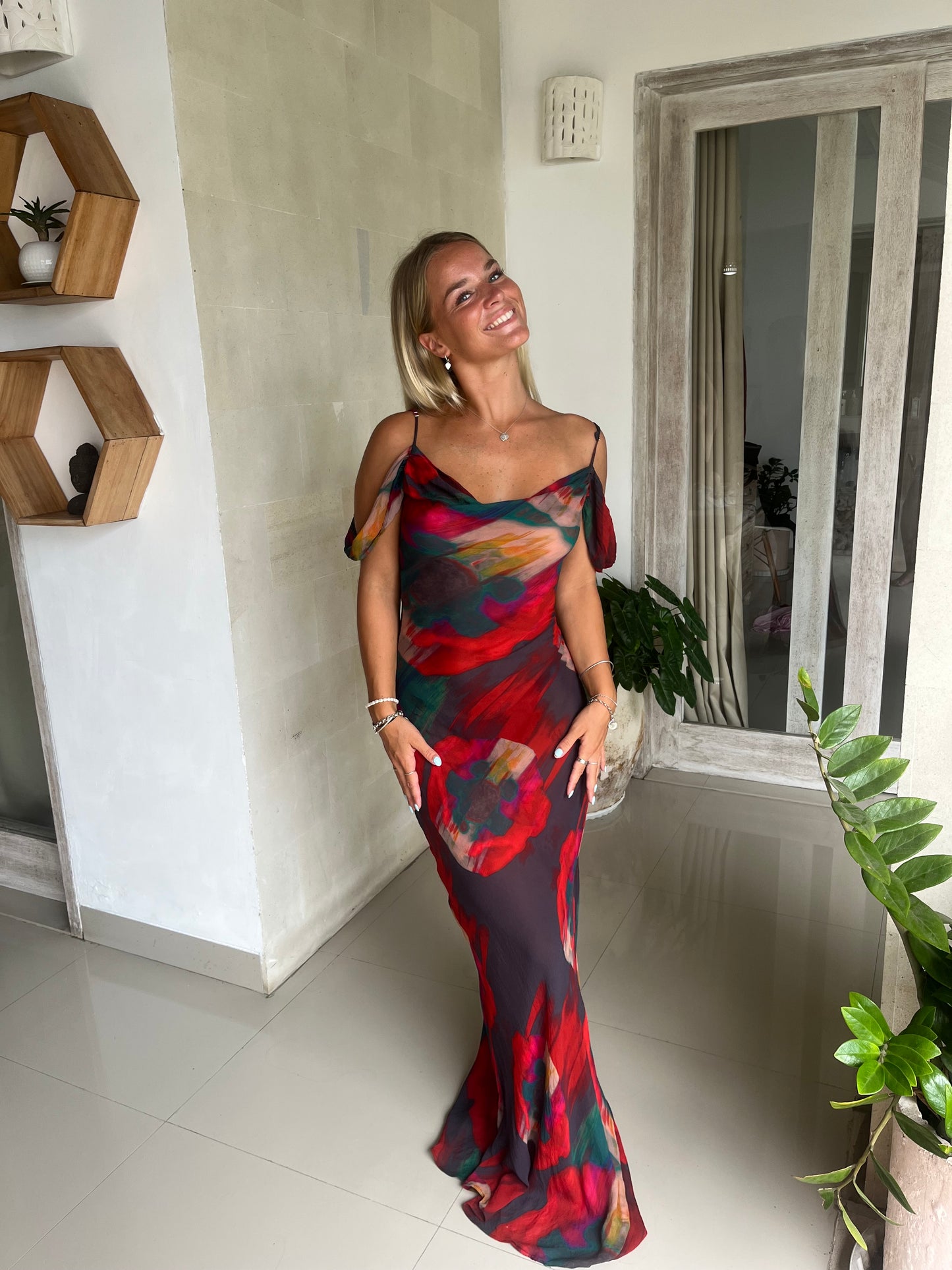 Adriana Dress - Rat and Boa