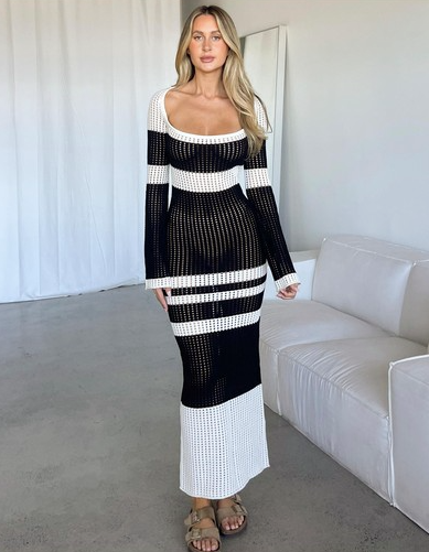 Postcard Crochet Maxi