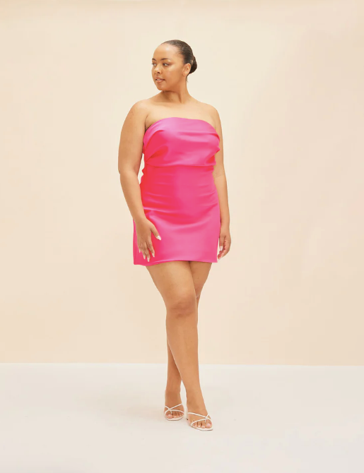 Cher Ruby Mini Dress in Pink