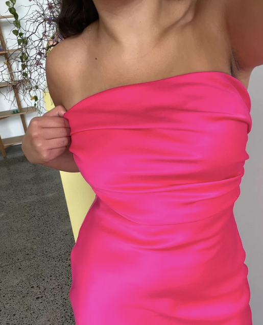 Cher Ruby Mini Dress in Pink