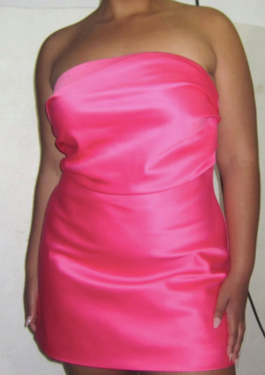 Cher Ruby Mini Dress in Pink