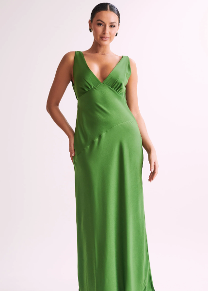 Nadia Dress in Emerald