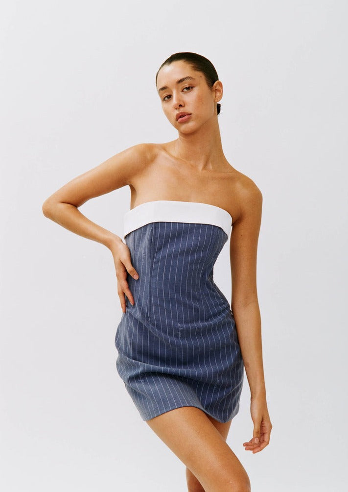 With Jean Chloe Corset in 'Pin Me' (Size XS)