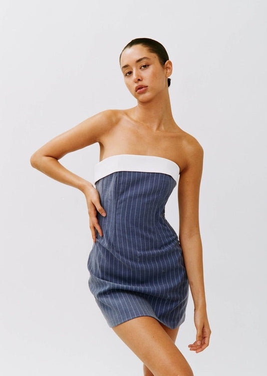 Chloe Corset in 'Pin Me' (Size S) - With Jean