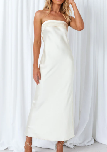 Maiah Dress in Cream – All Dressed Up NZ