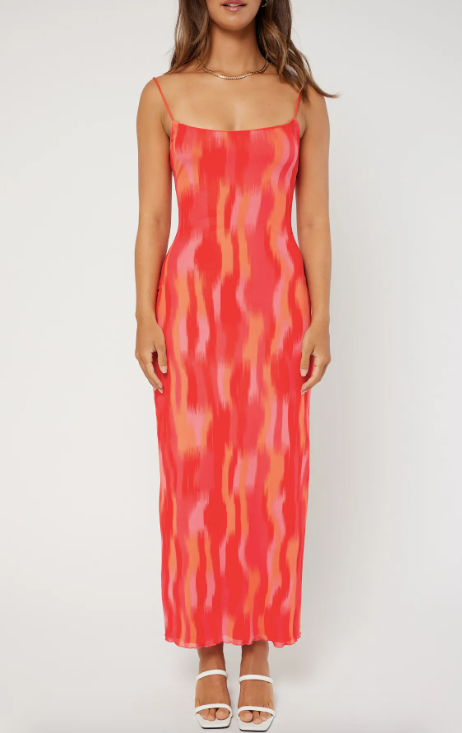 Luck & Trouble Flamingo Maxi Dress