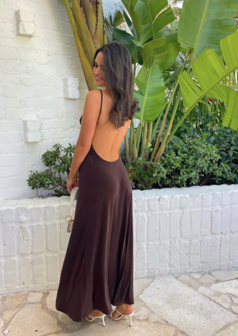 Sammy Maxi Dress - One Mile Brown