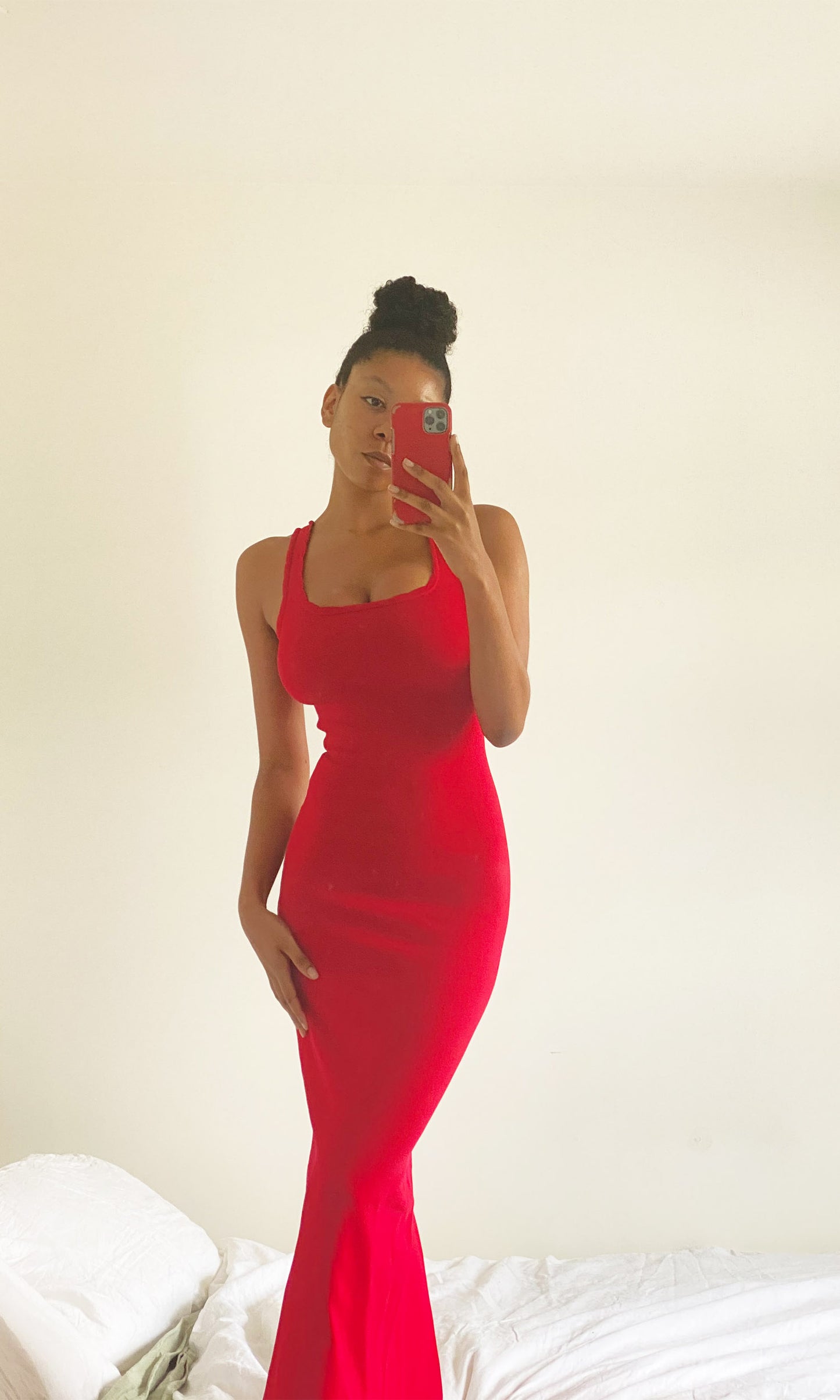 Ruby Ima Dress in Red