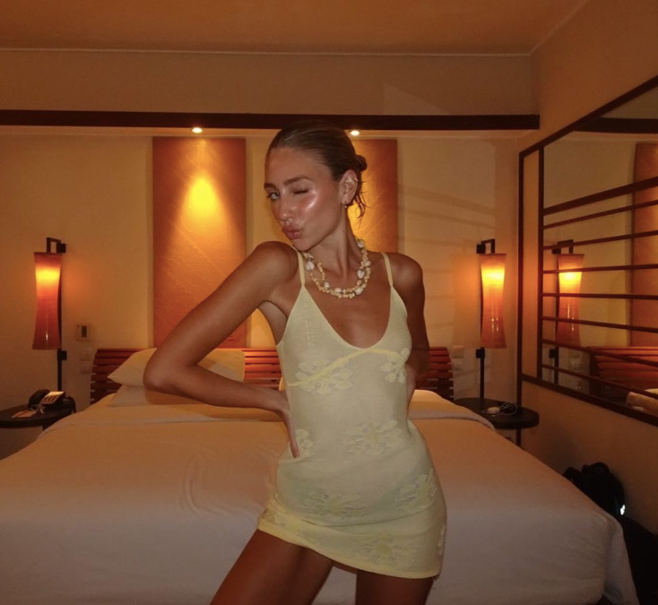 Asta Resort Delilah Dress in Butter